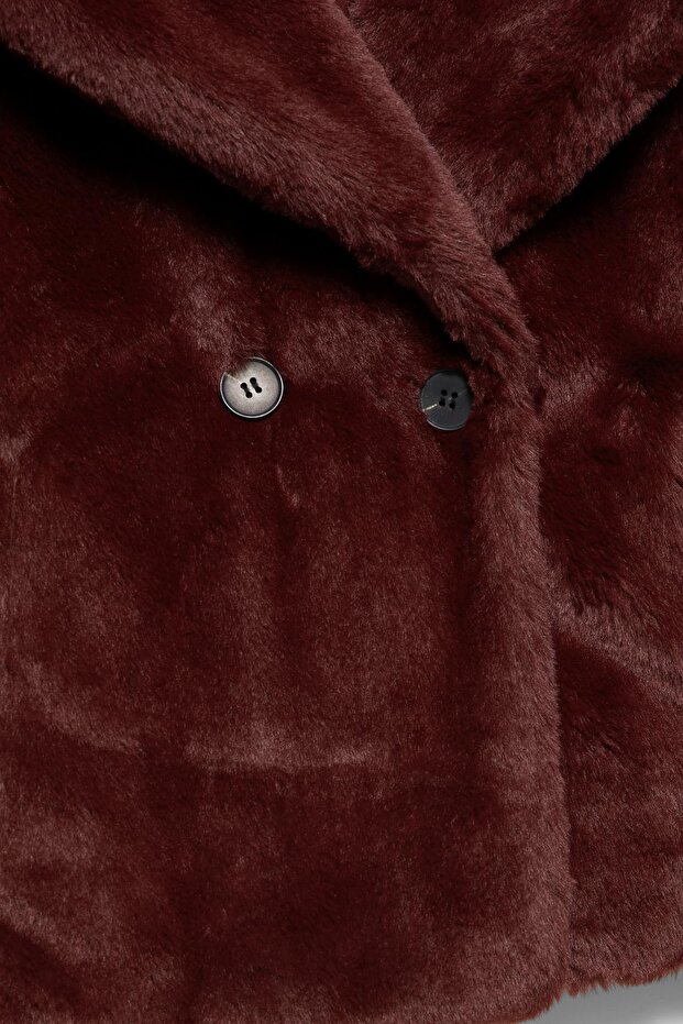 Kısa suni kürk kaban - 7