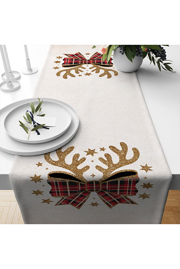 Yılbaşı Desenli Runner Modeli - 2