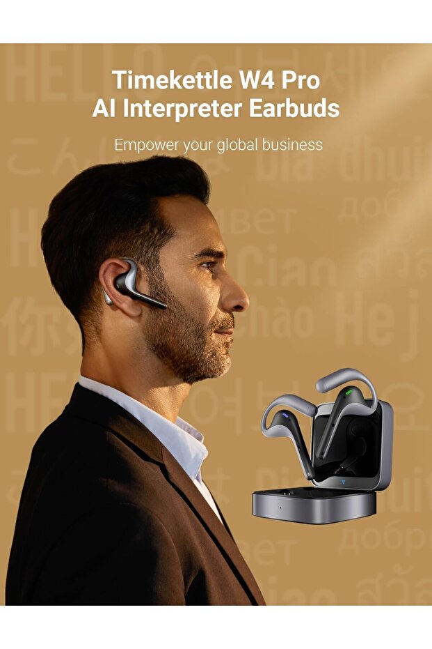 W4 Pro AI Interpreter Earbuds, Bidirectional Simultaneous Translation, Translator Device - 2