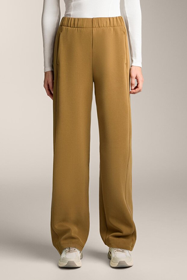 Modal brushed düz paça pantolon - 1