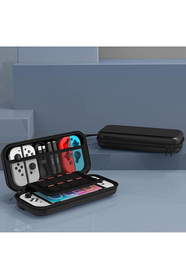 Hai Stop Protective Case Compatible with Nintendo Switch OLED (9-in-1 Accessory Kit) - 4