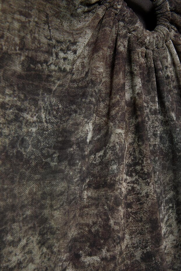 File kumaşlı tokalı top - 7