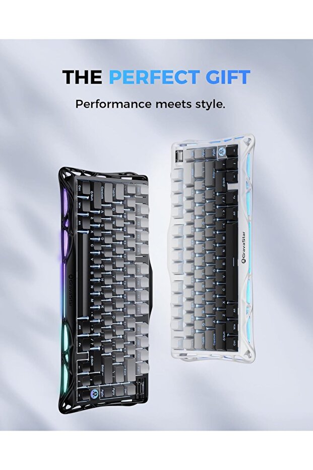 Computer Peripheral Devices, Mercury K1 75% Wireless Mechanical Gaming Keyboard - 7