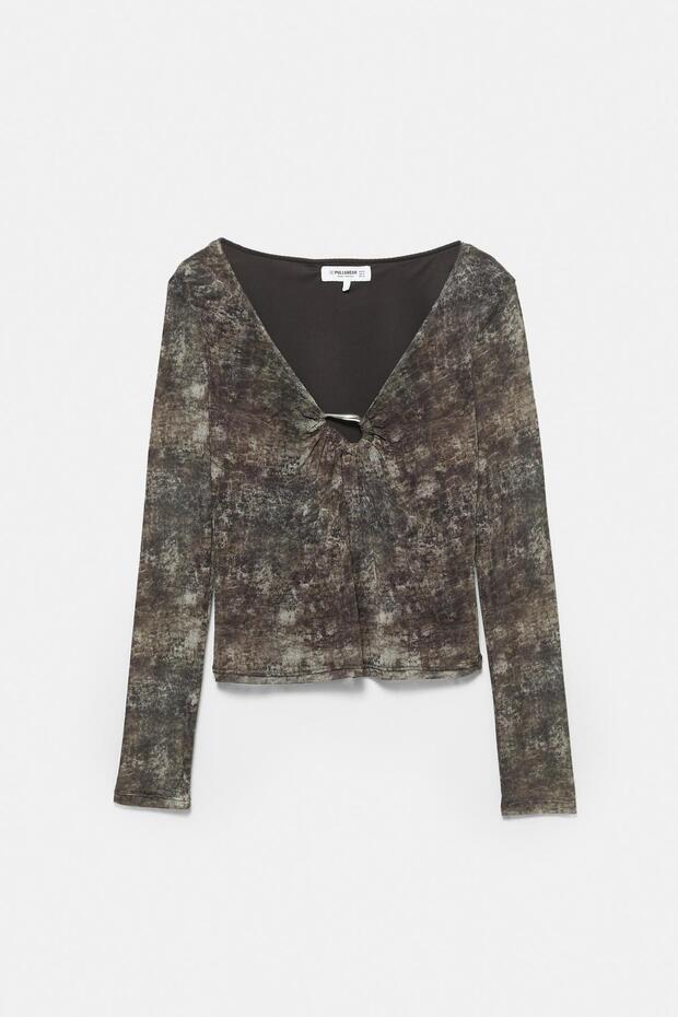 File kumaşlı tokalı top - 6