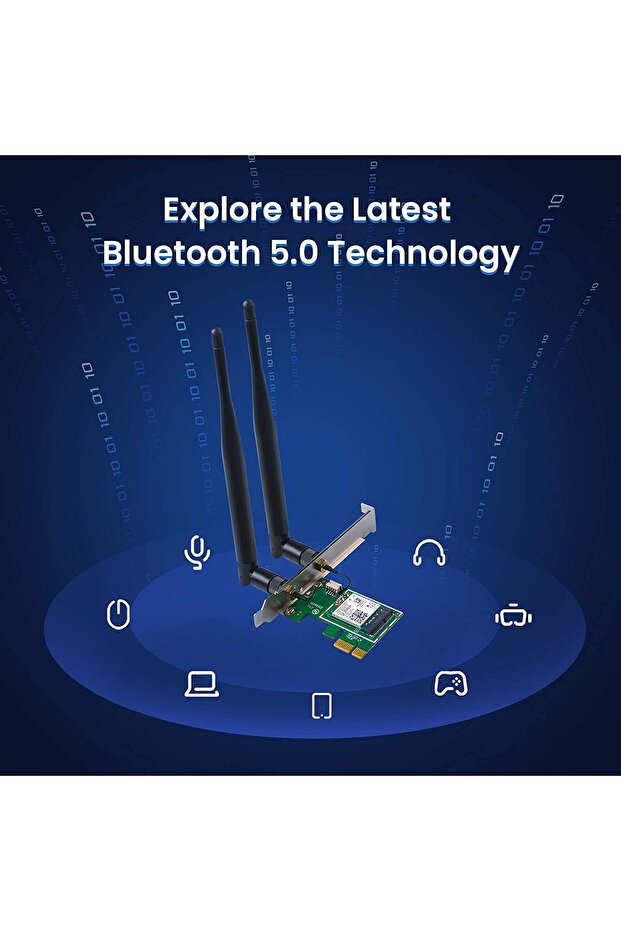 AX3000 WiFi 6 Bluetooth 5.0 WiFi Card PCIe Adapter for Gaming Desktop Windows 10 with MU-MIMO, - 3