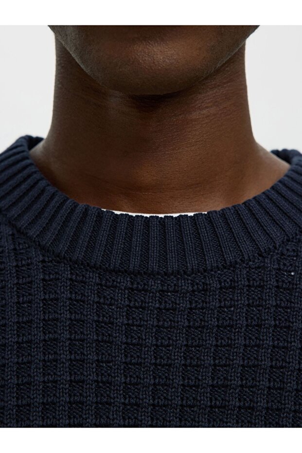 Pullover mit Rundhalsausschnitt 100% Baumwoll - 5