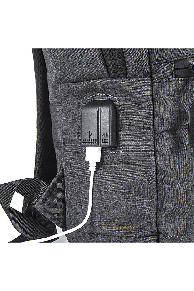 Black Multifunctional Backpack - 7