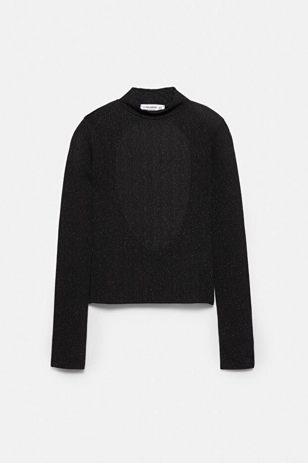 Sırt dekolteli parlak top - 6