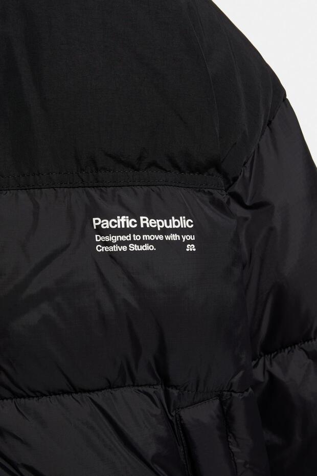 Logolu şişme mont - 8