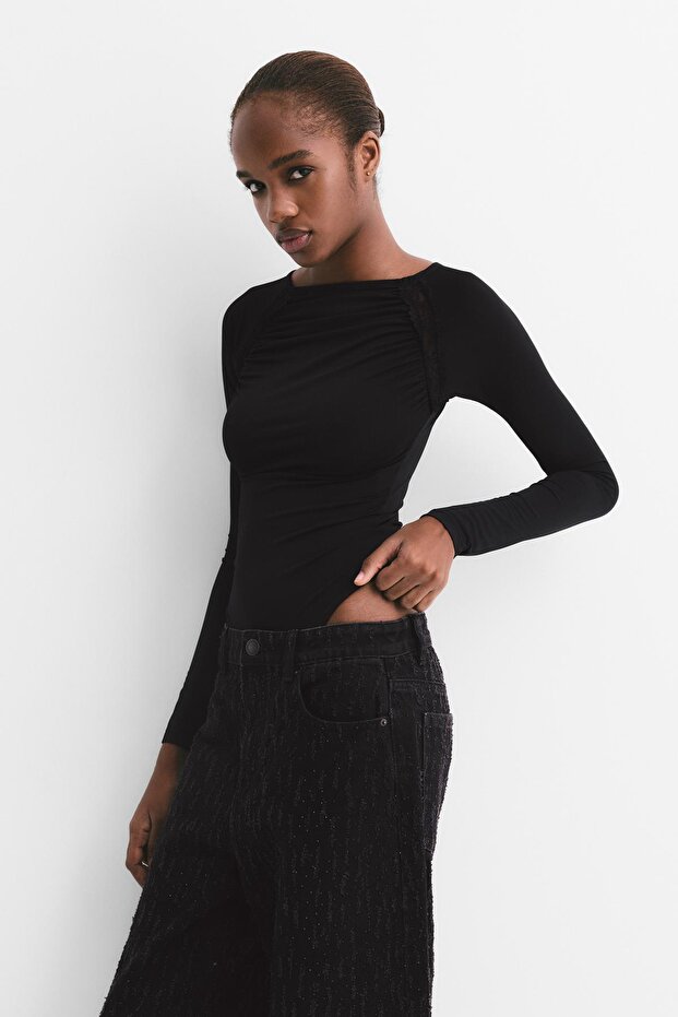 Dantelli kombine body - 1