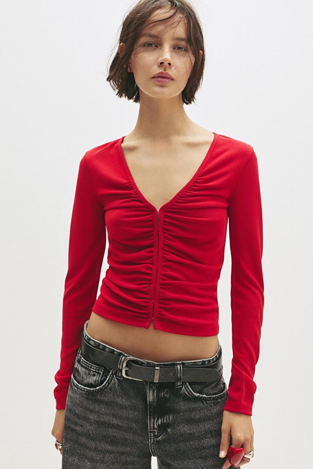 Uzun kollu çıtçıtlı top - 2