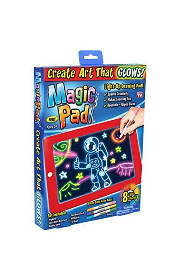 Fluorescent Drawing Tablet with Lights - 5