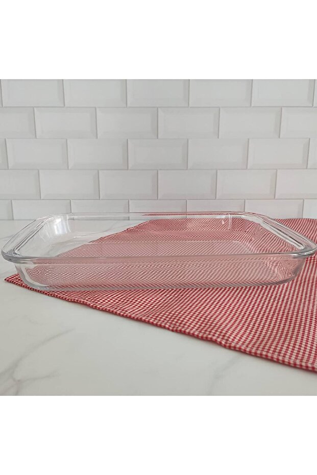 Large Rectangular Glass Roaster 2.9L – Durable Transparent - 4