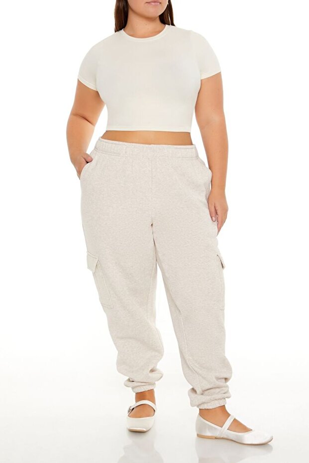 Plus Size Jogger Eşofman Altı - 2