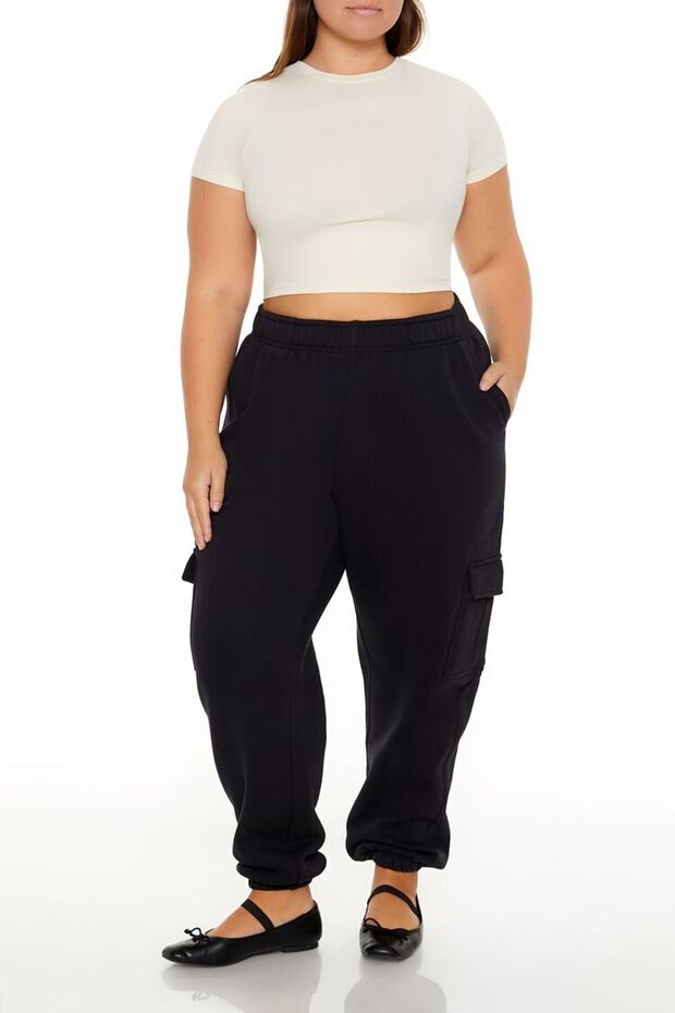 Plus Size Jogger Eşofman Altı - 2