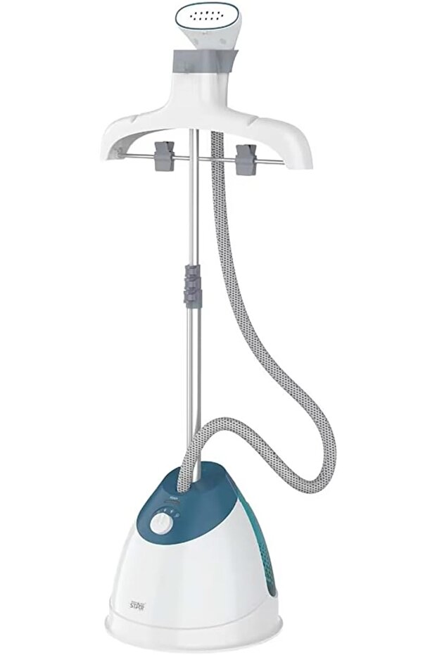 Standing Garment Steamer 1600W with 2.5L Tank (ST-6107) Adjustable Height and Stainless Steel Panel