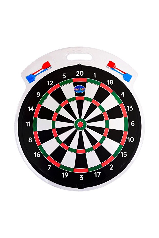 4 Oklu Mıknatıslı Profesyonel Dart Seti Çift Yönlü Manyetik Dart Askılı Dartboard - 7