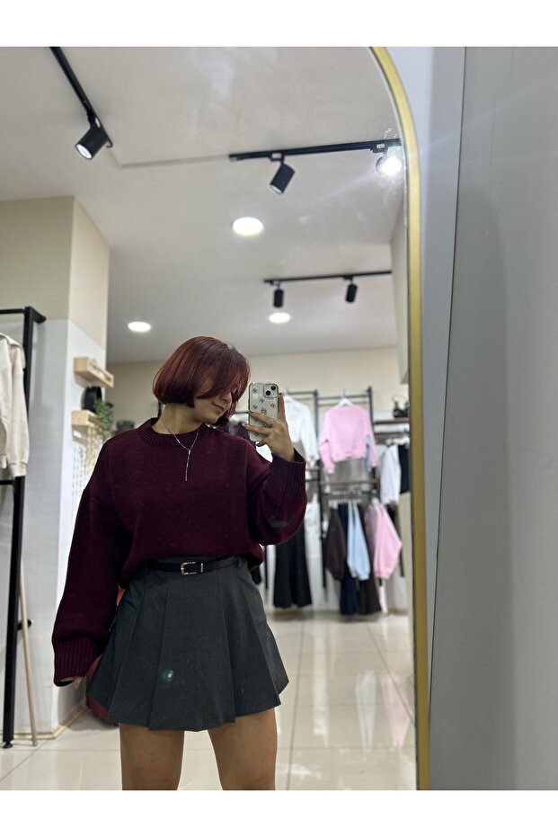 Kemer detay şort etek - 1