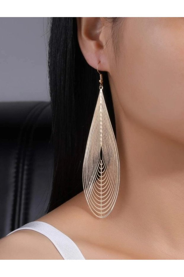 Long Water Drop Earrings