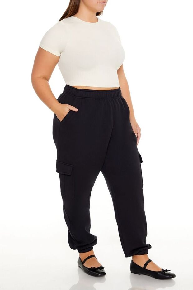 Plus Size Jogger Eşofman Altı - 4