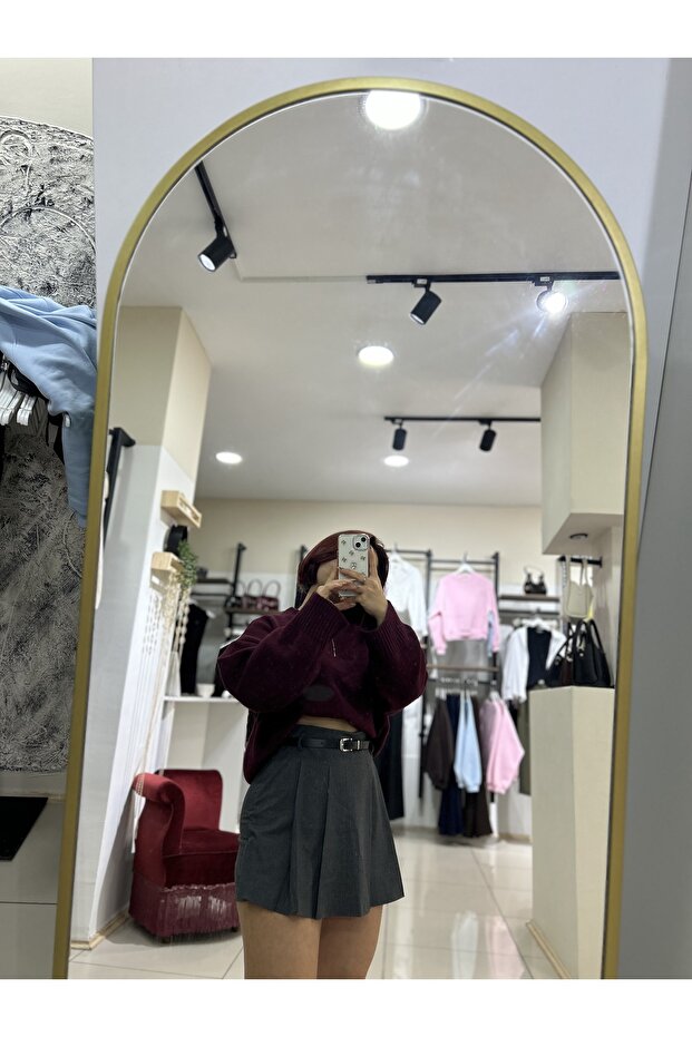 Kemer detay şort etek - 2