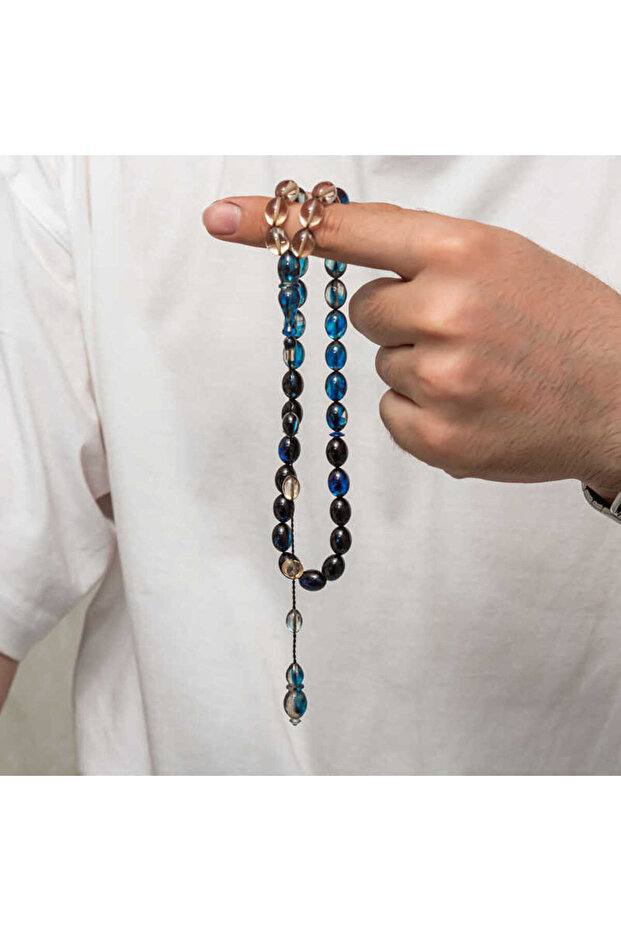 سبحة صلاة عنبرية قابلة للضغط - 4