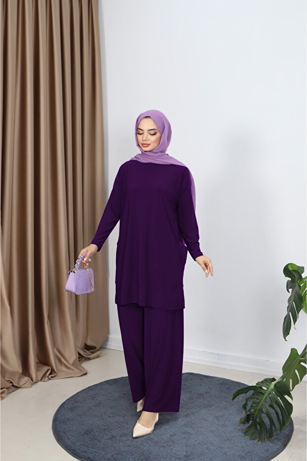 Sandy Pants Suit with Side Pockets
