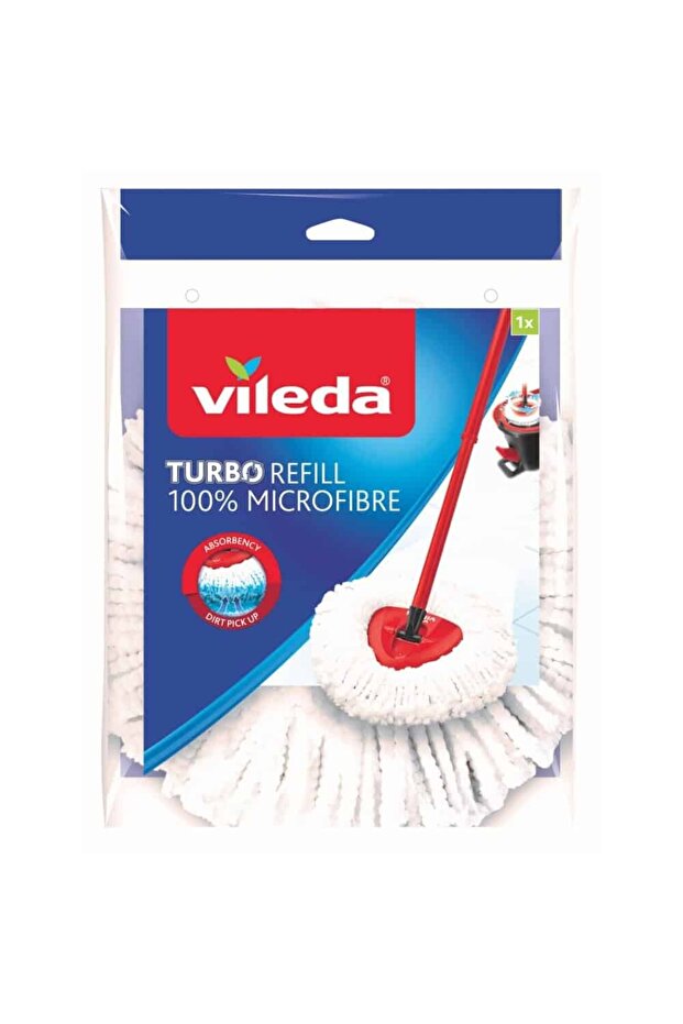 Vileda microfiber rotating mop refill, 110 g - 1