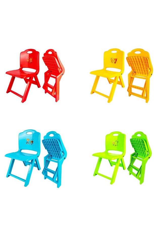 Scaunel pentru copii, din plastic, pliabil