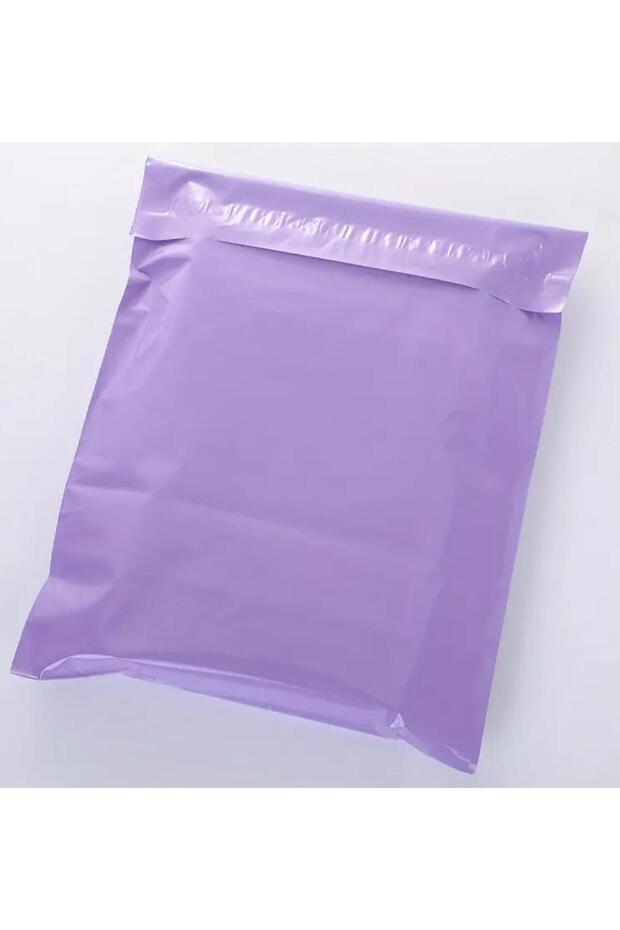 Kargo Poşeti, E ticaret Poşeti, Paketleme Poşeti, Cepsiz Kargo Poşeti, Lila 38X52 (100 Adet) - 2