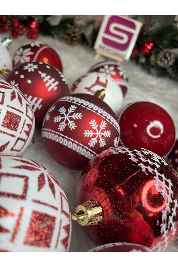 Коледна украса - Червено - 4