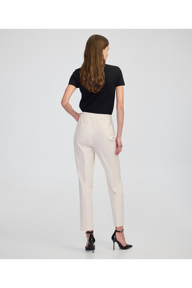 Kontrast biyeli pantolon - 5