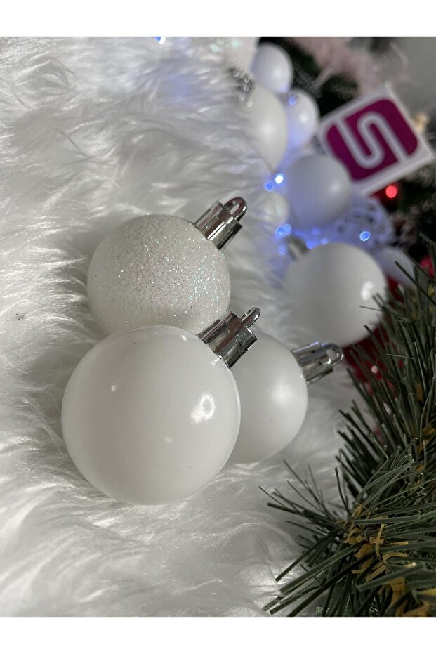 Коледна украса - Бяло - 11