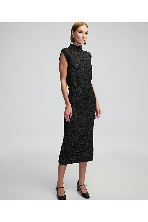 Lurex iplikli etek - 1