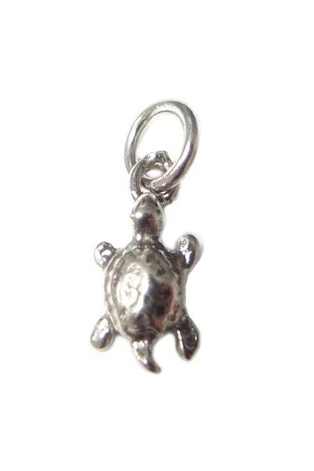 925 Silver Turtle Pendant - 1