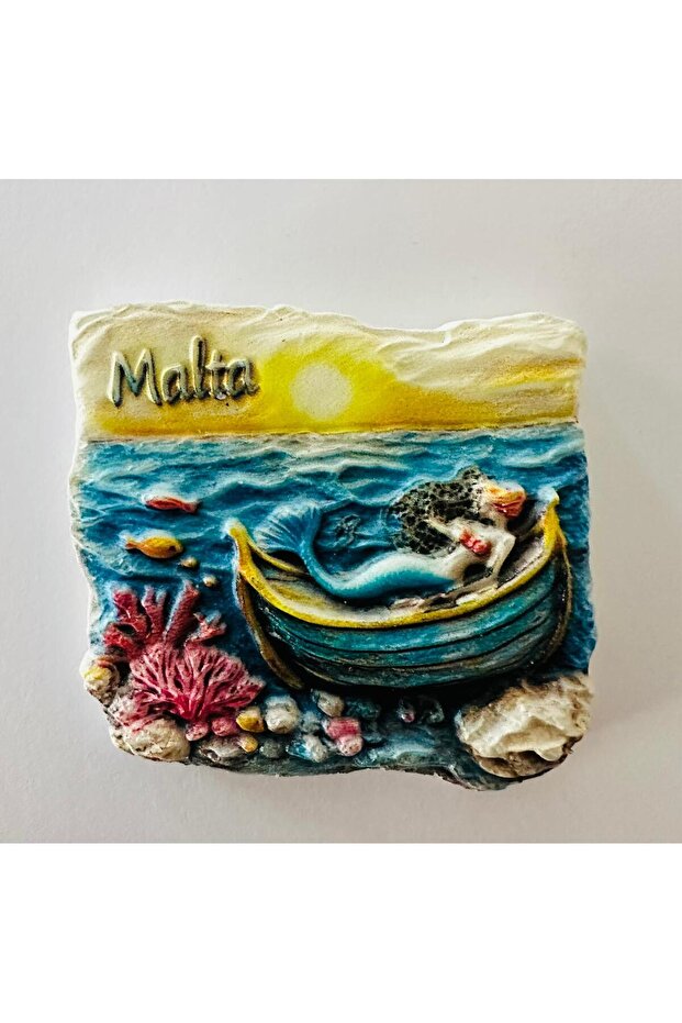 Malta polyesterl magnet. - 1