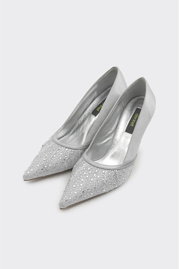 Taş Aksesuarlı Kadın Stiletto - 2