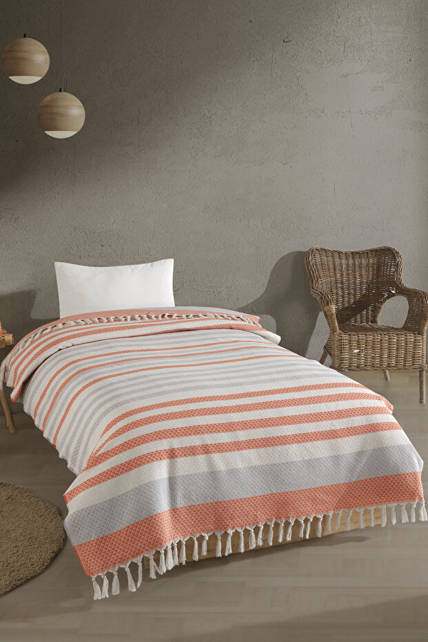 Tek Kişilik Summer Yatak Örtüsü Pike 150x230cm - 1