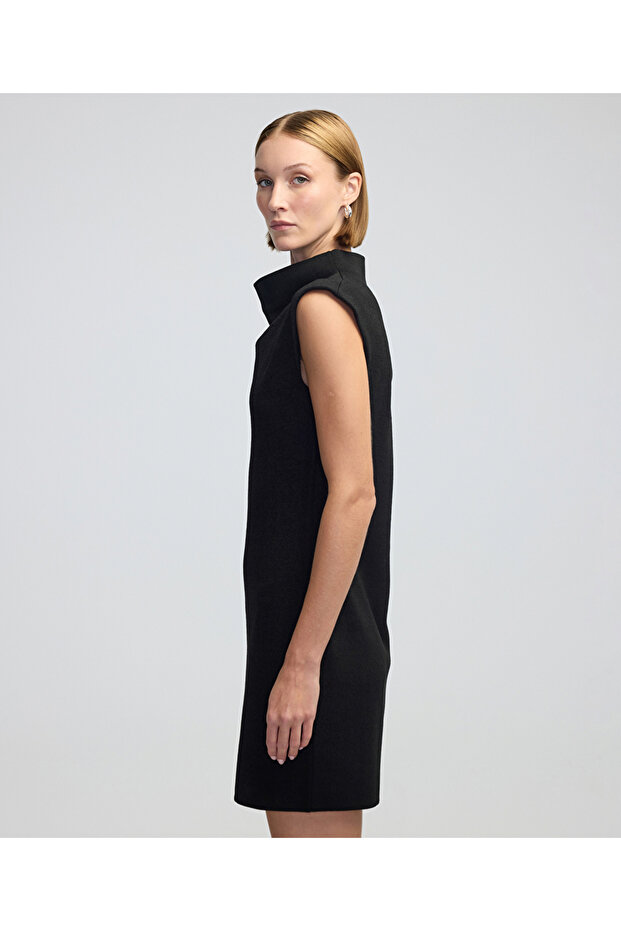 Triko mini elbise - 5