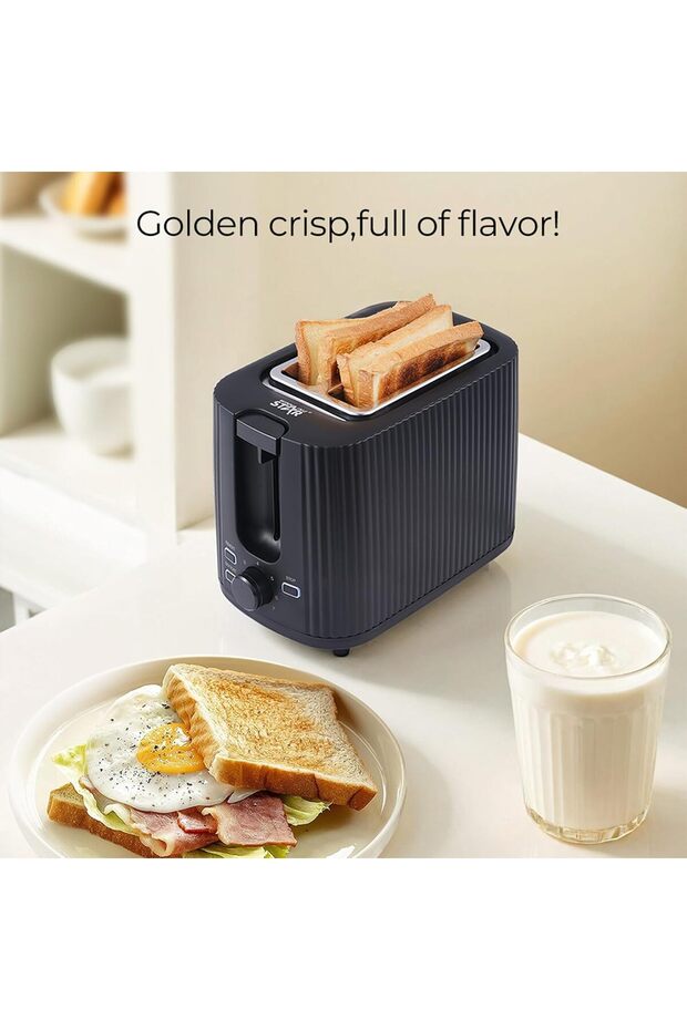 2-Slice Toaster with Defrost & 7 Browning Settings ST-90601930W, Automatic Pop-Up, Cancel Function - 5