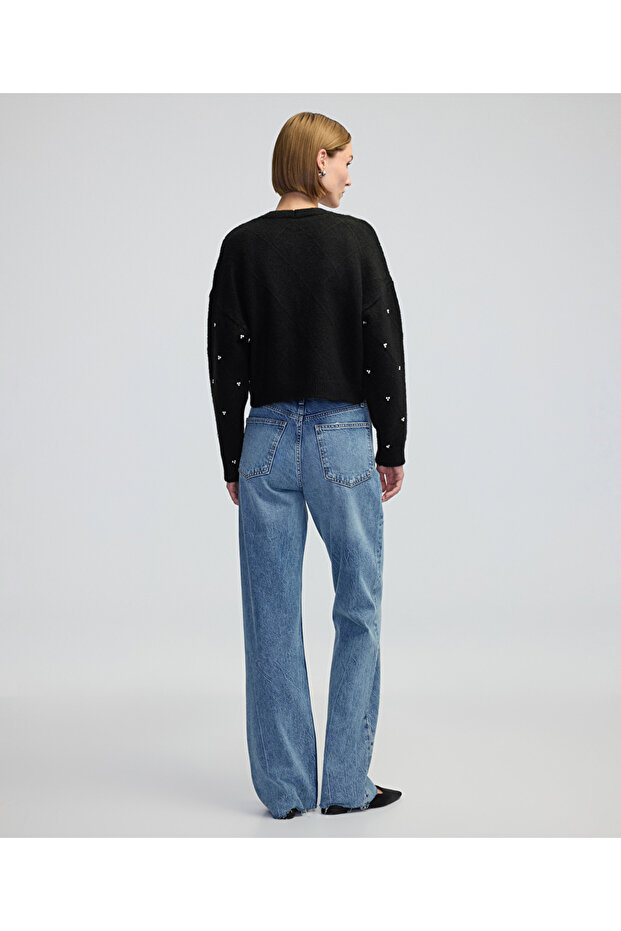 İşlemeli hırka - 6