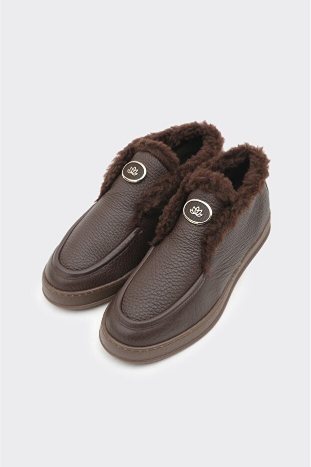 Bilekte Hakiki Deri Kadın Bot - 2