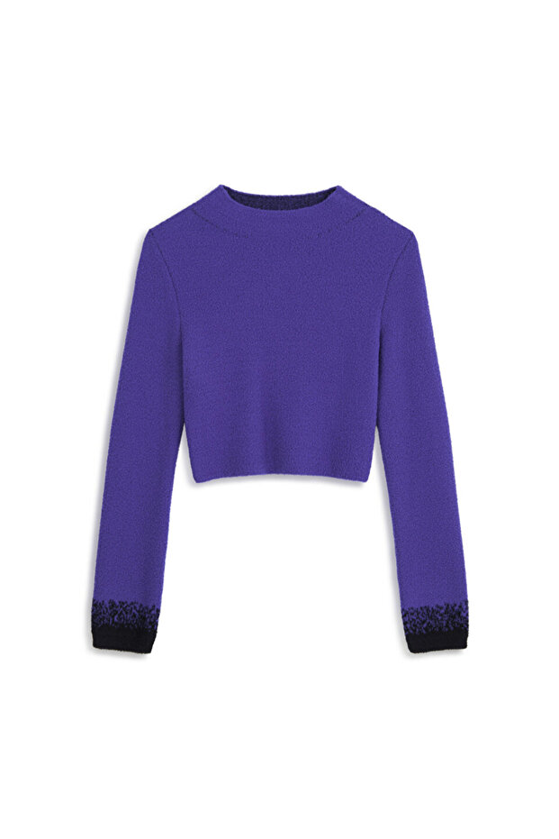 COLORBLOCK CROP TRİKO - 3