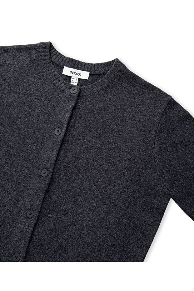 Basic triko hırka - 4