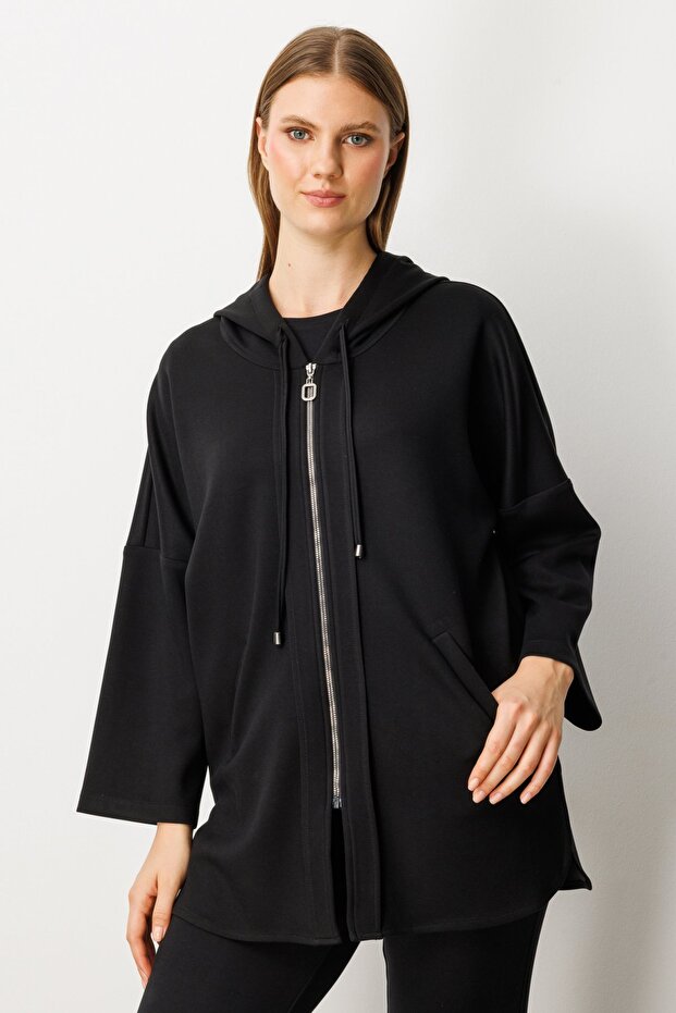 Mi Kapüşonlu Ceket - 1