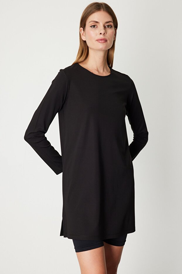Uzun Kollu Basic Tunik - 2