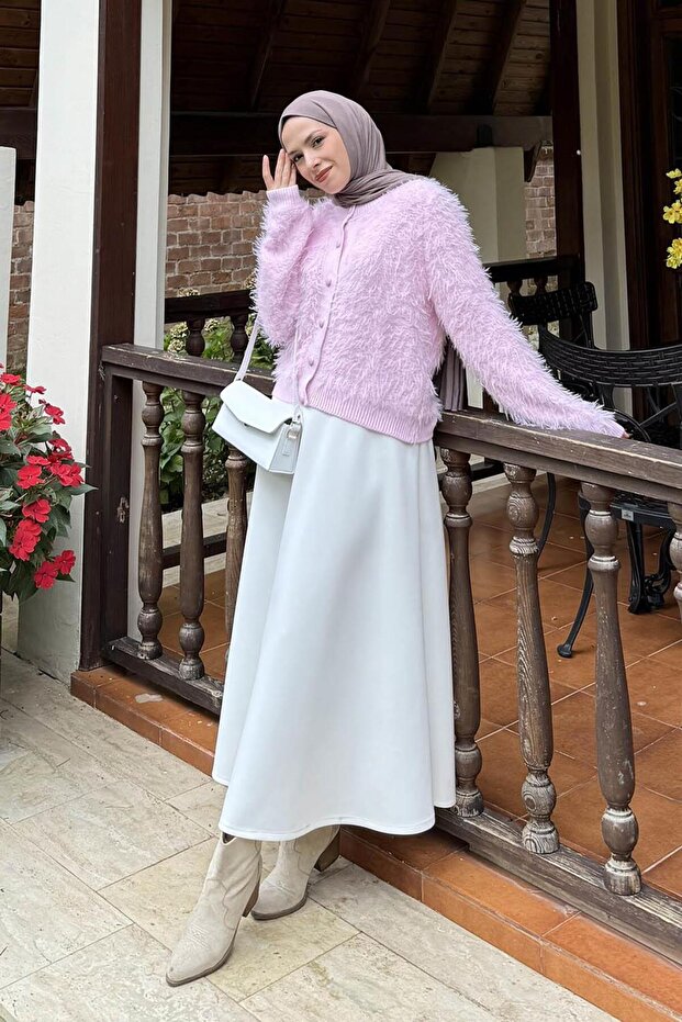 Sakallı Hırka Pembe - 1