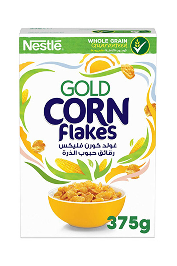Gold Corn Flakes Cereal 375g, Carton of 14pcs