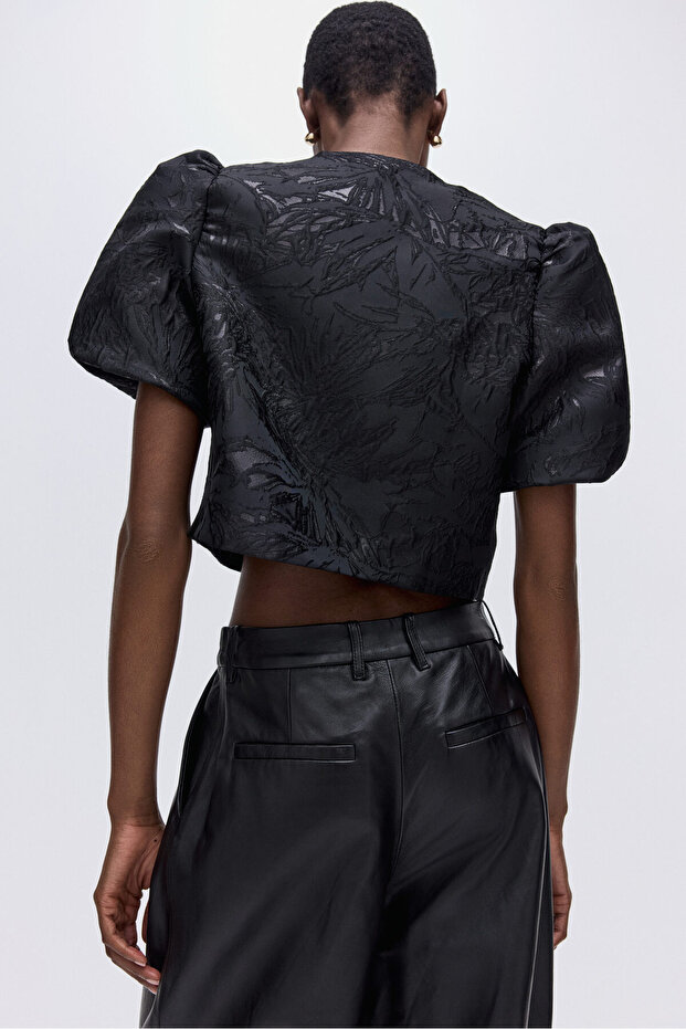 Kabarık Kollu Bluz - 4