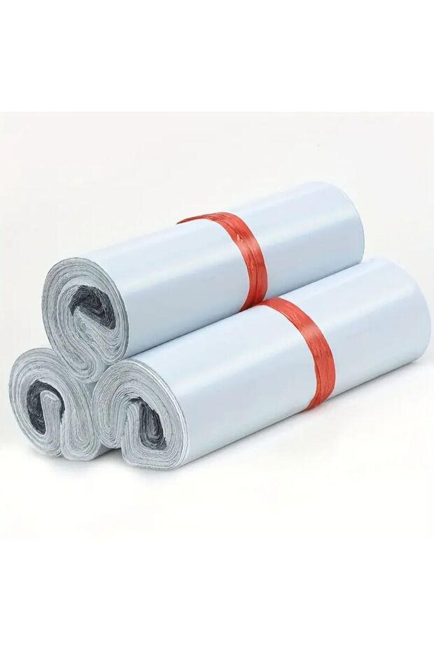 Kargo Poşeti, E ticaret Poşeti, Paketleme Poşeti, Cepsiz Kargo Poşeti, Beyaz 25x35 (100 Adet) - 4